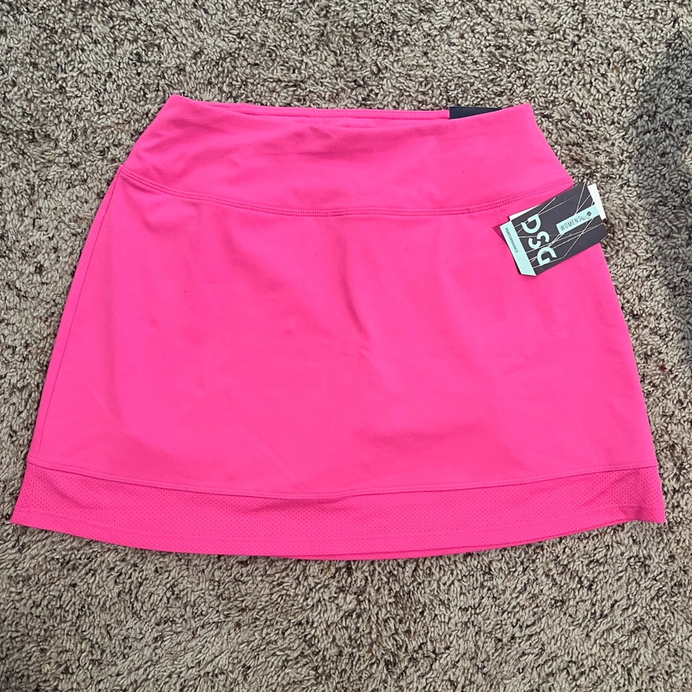 Small mid golf skirt pink. DSG.